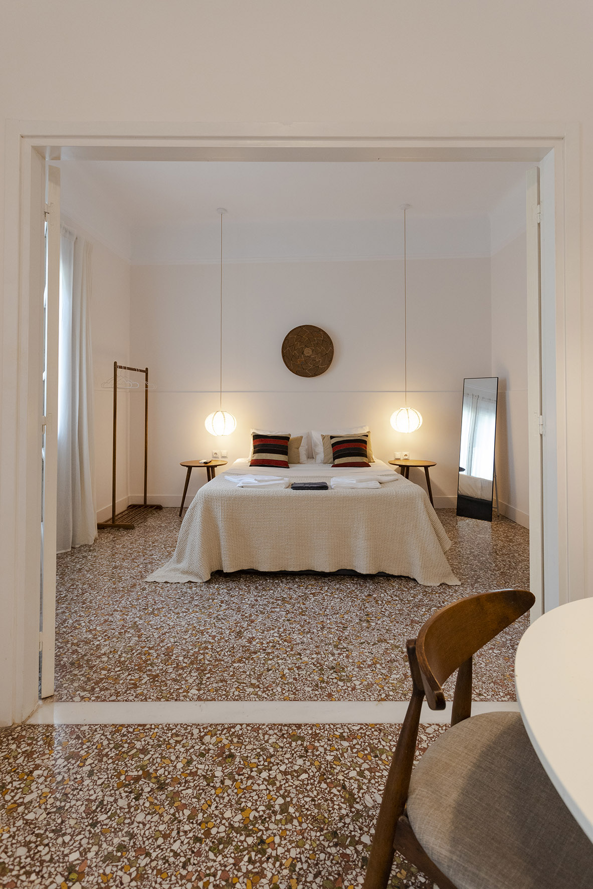 Kismet Stays Athens OK home - Greek elegant modern reception area luxury spa interior design indoor wide angle tranquility comfort focus discover stylish 376013413