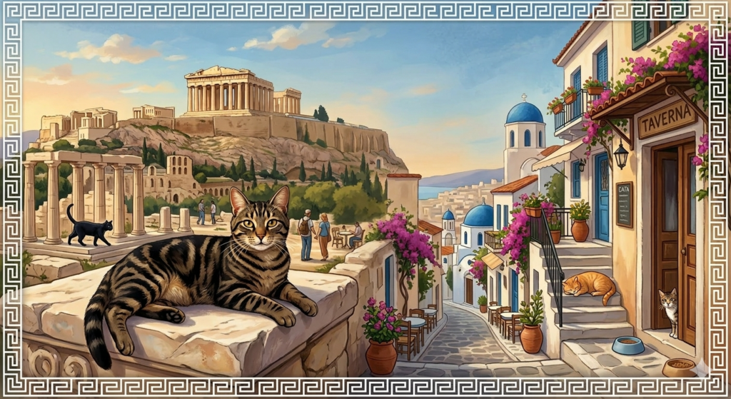 The Cats of Athens: In Which We Encounter the True Rulers of the Hellenic World cats in athens